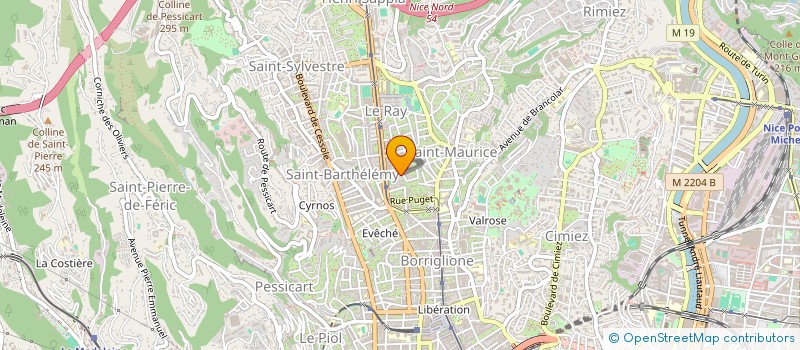 localisation de l'entreprise MONARX à NICE