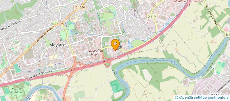 localisation de l'entreprise MONARX COM à MEYLAN