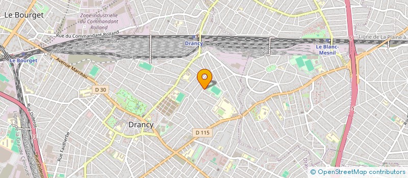 localisation de l'entreprise MONASA à DRANCY