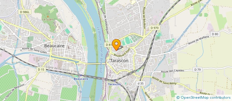 localisation de l'entreprise MONASTERE DE LA VISITATION  TARASCON