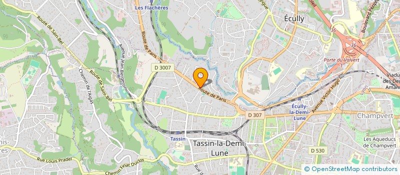 localisation de l'entreprise MONASTERE DE SAINTE CLAIRE  TASSIN-LA-DEMI-LUNE