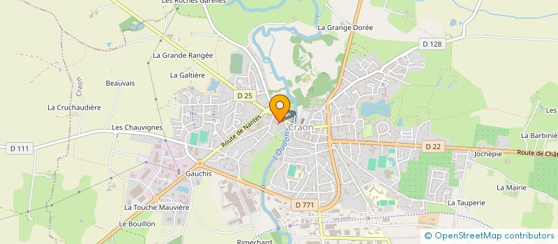 localisation de l'entreprise MONASTERE DES BENEDICTINES  CRAON