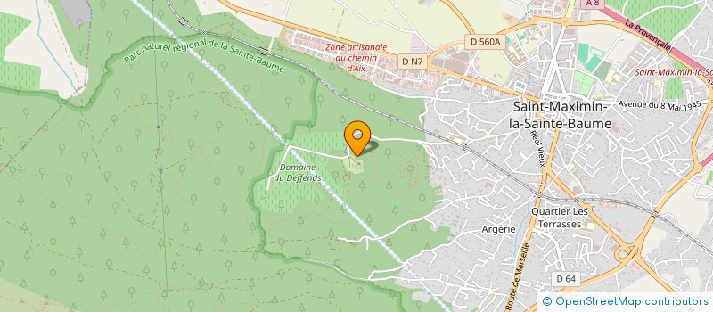 localisation de l'entreprise MONASTERE DES DOMINICAINES  SAINT-MAXIMIN-LA-SAINTE-BAUME