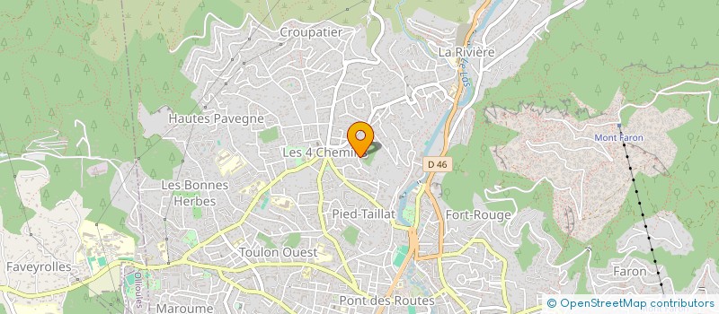 localisation de l'entreprise MONASTERE DU CARMEL  TOULON