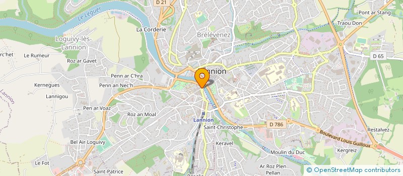 localisation de l'entreprise MONASTERE SAINTE ANNE à LANNION