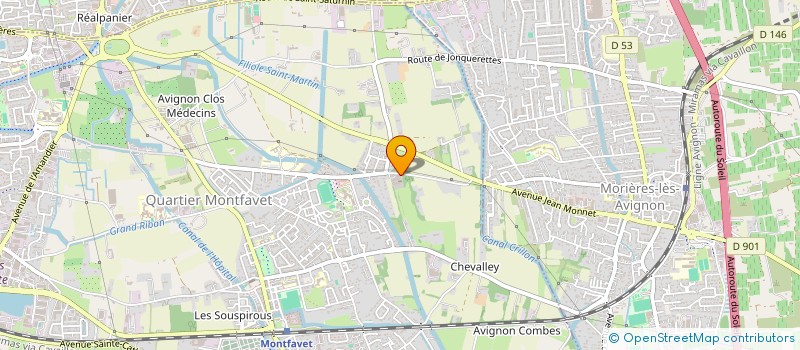 localisation de l'entreprise MONASTERE SAINTE CLAIRE  AVIGNON
