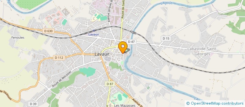 localisation de l'entreprise MONASTERE SAINTE CLAIRE  LAVAUR