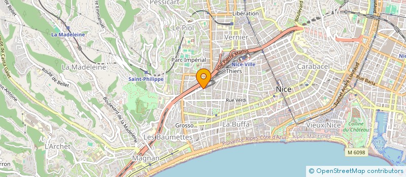 localisation de l'entreprise MONASTERO à NICE