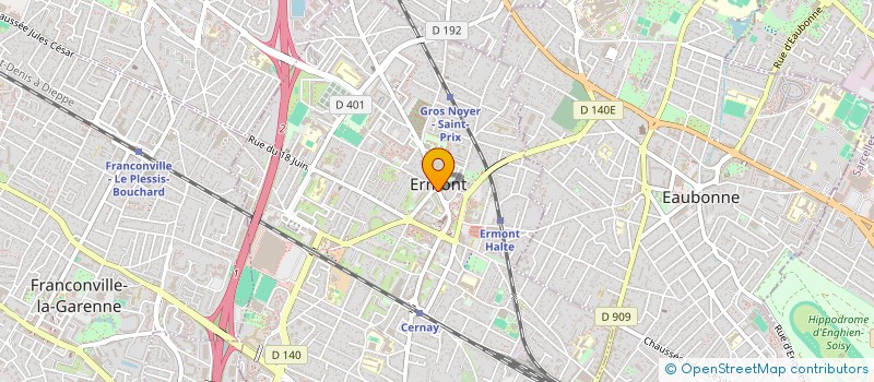 localisation de l'entreprise MONASTIRE  ERMONT