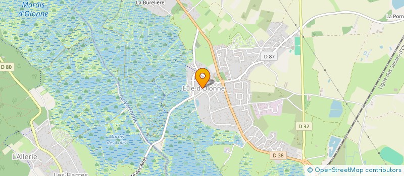 localisation de l'entreprise MONATHA  L'ILE-D'OLONNE