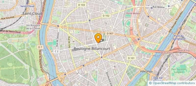 localisation de l'entreprise MONATI à BOULOGNE-BILLANCOURT