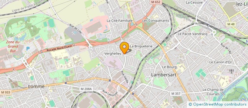 localisation de l'entreprise MONAVIR à LAMBERSART