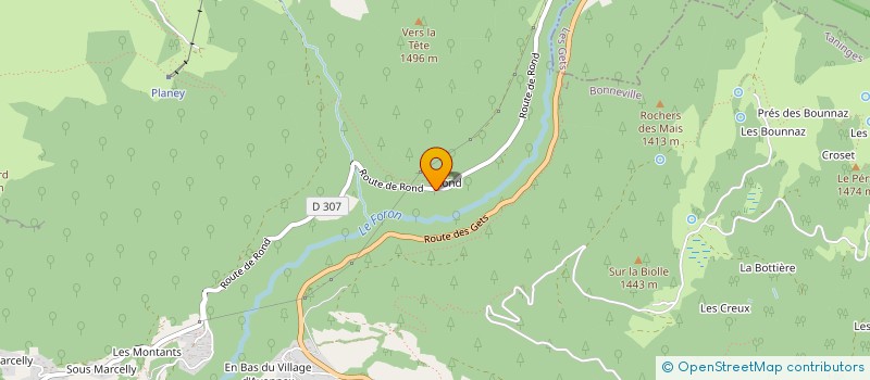 localisation de l'entreprise MONAYM  TANINGES