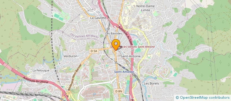 localisation de l'entreprise MONAZE ARMATURE PROVENCALE à MARSEILLE