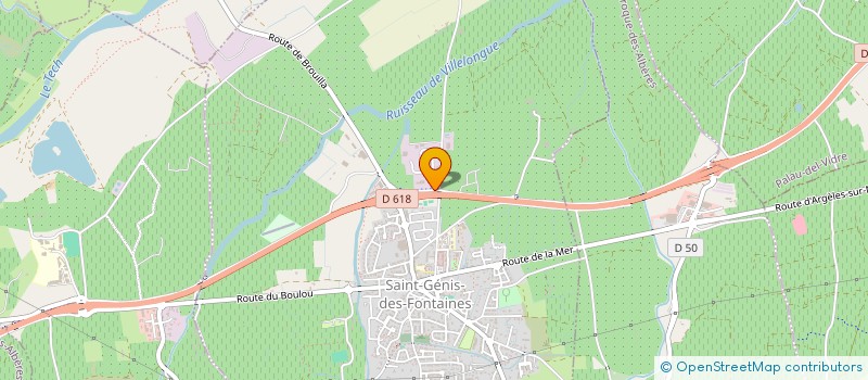 localisation de l'entreprise MONBA  SAINT-GENIS-DES-FONTAINES