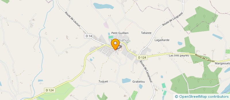 localisation de l'entreprise MONBAHUS POUR TOUS  MONBAHUS