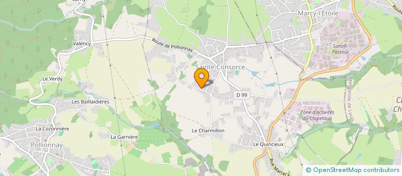 localisation de l'entreprise MONBILOU  SAINTE-CONSORCE