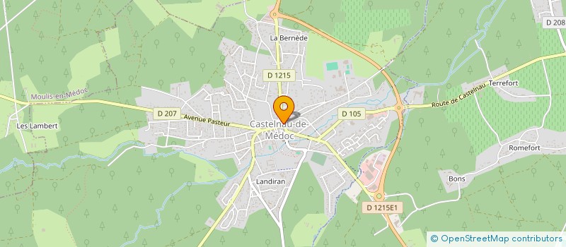 localisation de l'entreprise MONBOCASTEL  CASTELNAU-DE-MEDOC