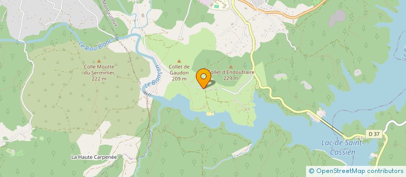 localisation de l'entreprise MONBUT  MONTAUROUX