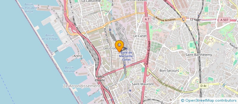localisation de l'entreprise MONCADA à MARSEILLE