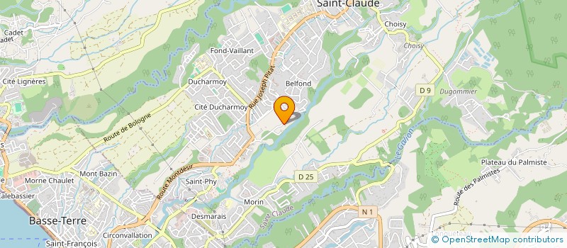 localisation de l'entreprise MONCANYON à SAINT-CLAUDE