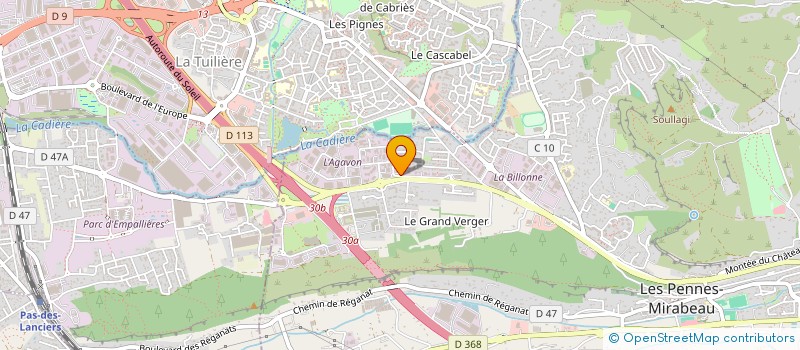 localisation de l'entreprise MONCASSIN MATERIEL à LES PENNES-MIRABEAU