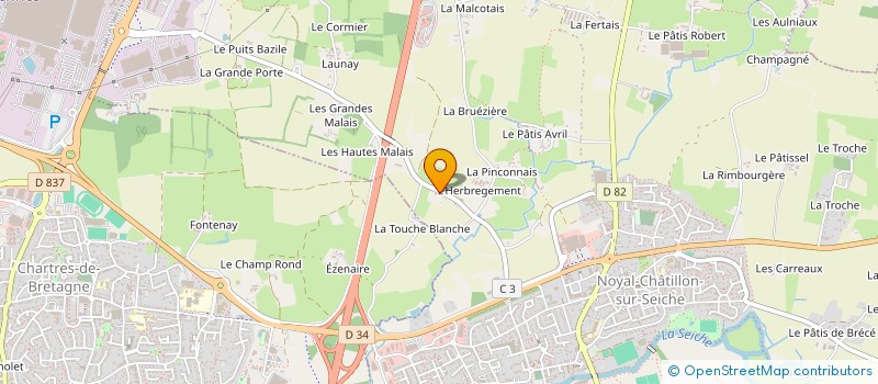 localisation de l'entreprise MONCEAU  BOURGBARRE