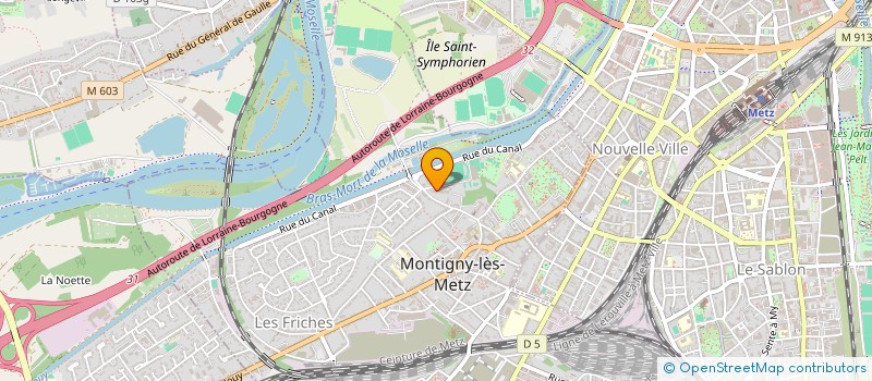localisation de l'entreprise MONCEAU ART FONDATION à MONTIGNY-LES-METZ