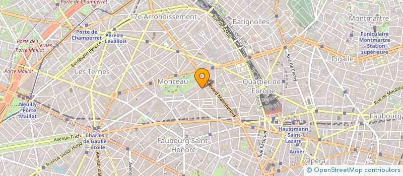 localisation de l'entreprise MONCEAU ASSET MANAGEMENT  PARIS