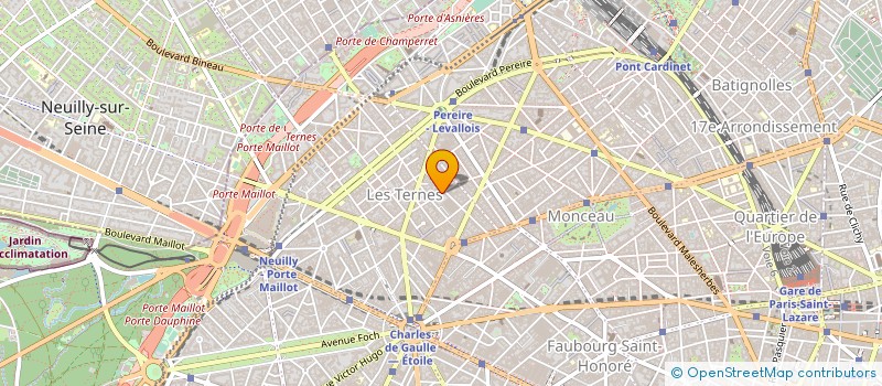 localisation de l'entreprise MONCEAU CONSEIL  PARIS