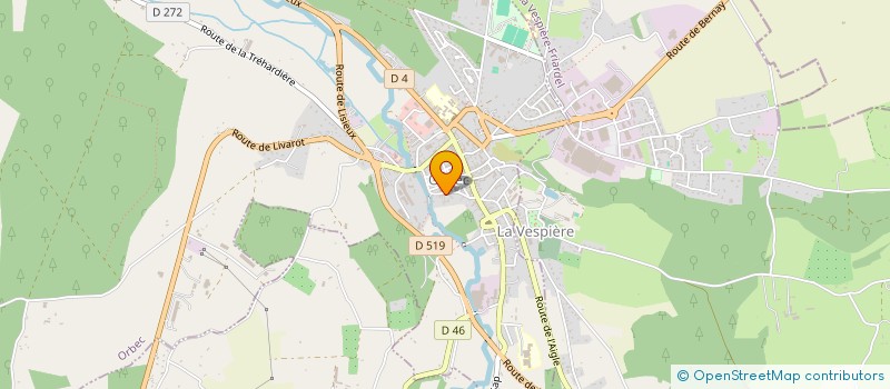 localisation de l'entreprise MONCEAU CONSULTING ET MANAGEMENT SCE  ORBEC