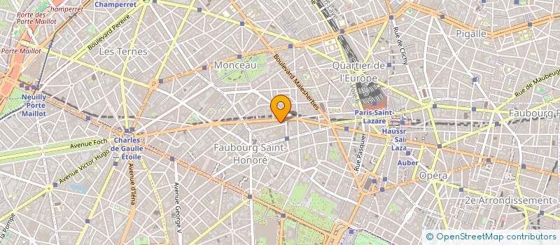 localisation de l'entreprise MONCEAU COURCELLES INVESTISSEMENTS  PARIS