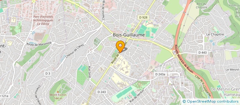 localisation de l'entreprise MONCEAU EXPLOITATION à BOIS-GUILLAUME