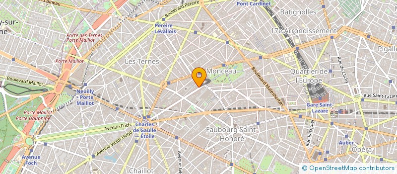 localisation de l'entreprise MONCEAU HOLDING  PARIS