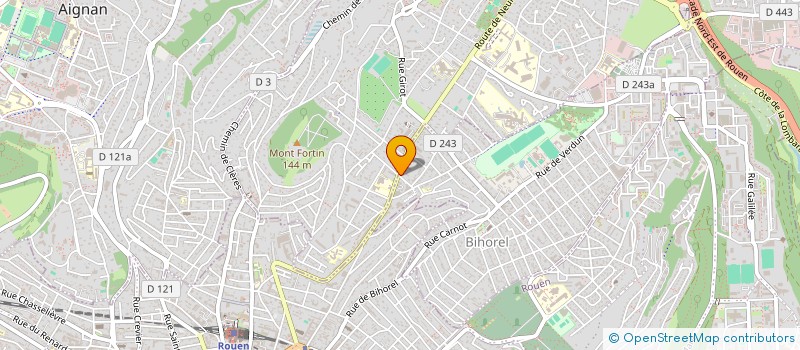 localisation de l'entreprise MONCEAU INVEST  BIHOREL