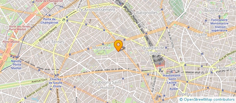localisation de l'entreprise MONCEAU MULTI GESTION MOBILIERE  PARIS
