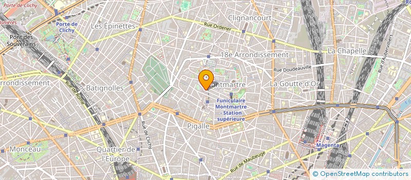 localisation de l'entreprise MONCEAU PARTNERS  PARIS