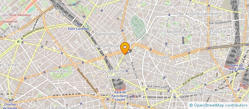 localisation de l'entreprise MONCEAU PATRIMOINE CONSEIL à PARIS