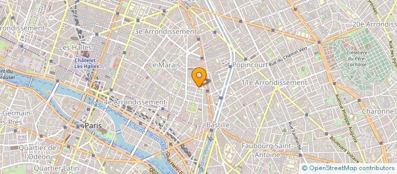 localisation de l'entreprise MONCEAU PRESSE  PARIS