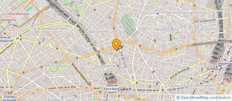 localisation de l'entreprise MONCEAU RETRAITE & EPARGNE à PARIS