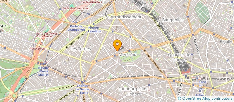 localisation de l'entreprise MONCEAU SERVICE TRANSPORT  PARIS