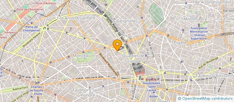 localisation de l'entreprise MONCEAU TRANSPORT DEMENAGEMENT à PARIS