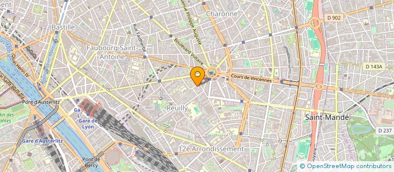 localisation de l'entreprise MONCEF à PARIS