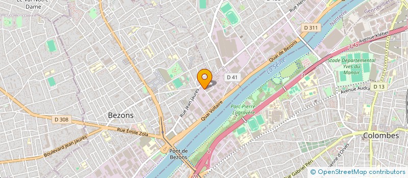 localisation de l'entreprise MONCELEC à BEZONS