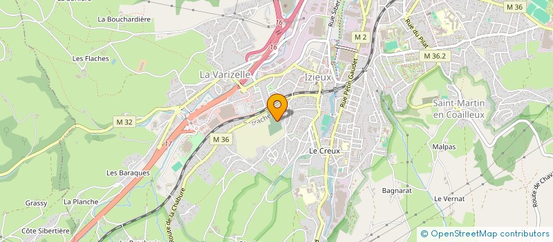 localisation de l'entreprise MONCHAND PERE ET FILS à SAINT-CHAMOND