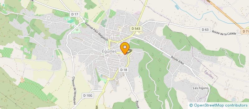 localisation de l'entreprise MONCHATPITRE RESEAU  EGUILLES