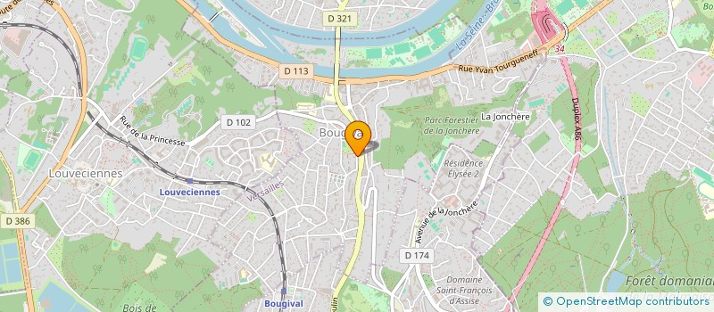 localisation de l'entreprise MONCHAUX-FIORAMONTI  LA CELLE-SAINT-CLOUD