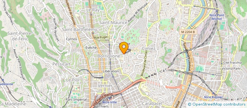 localisation de l'entreprise MONCHOISY à NICE