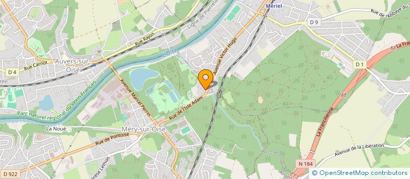 localisation de l'entreprise MONCHU MOLDU  MERY-SUR-OISE