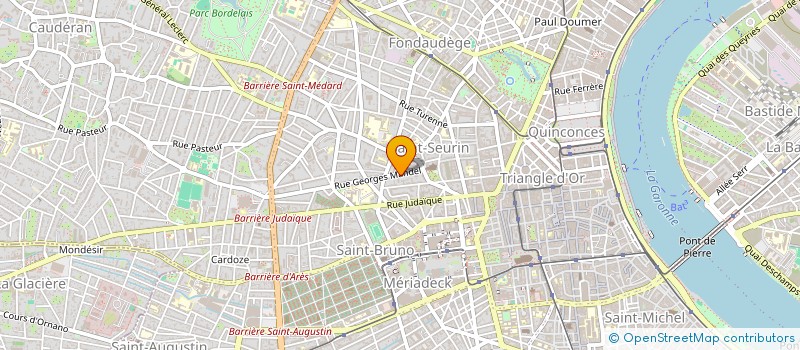 localisation de l'entreprise MONCHY QUINETTE  BORDEAUX